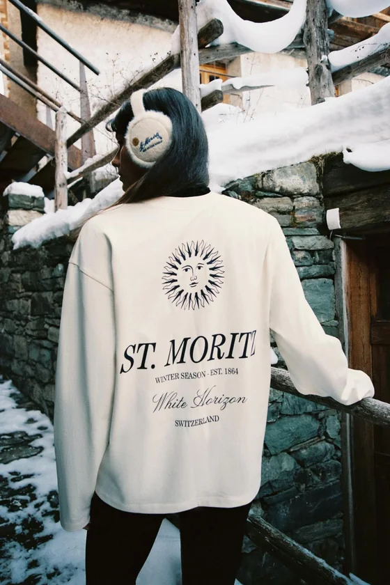 ФУТБОЛКА ST. MORITZ® С ДЛИННЫМИ РУКАВАМИ