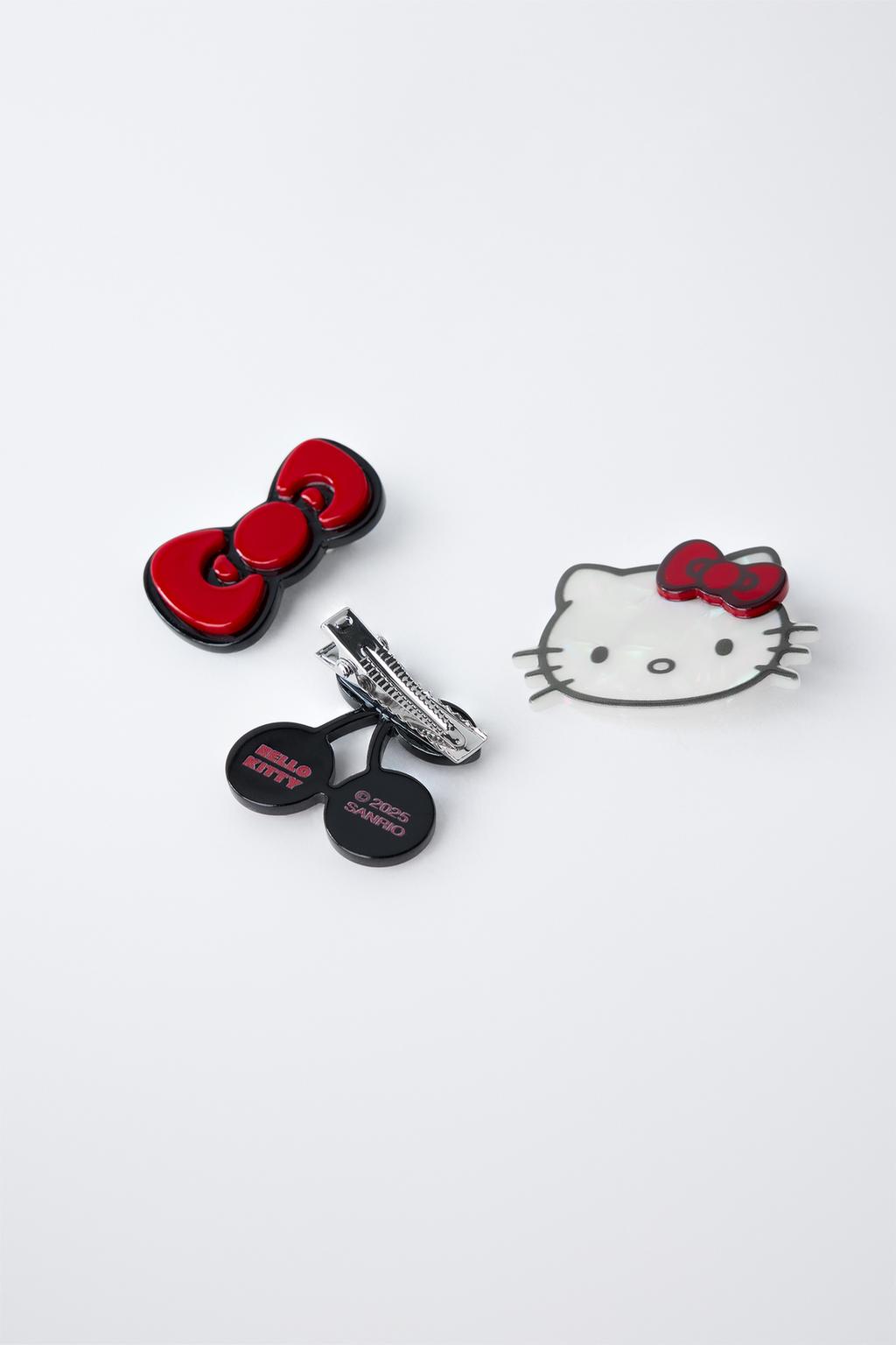НАБОР ИЗ ТРЕХ ЗАКОЛОК HELLO KITTY © SANRIO