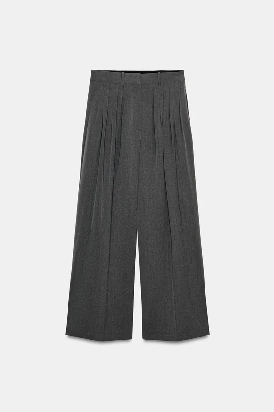 БРЮКИ С ЗАЩИПАМИ — ZW COLLECTION