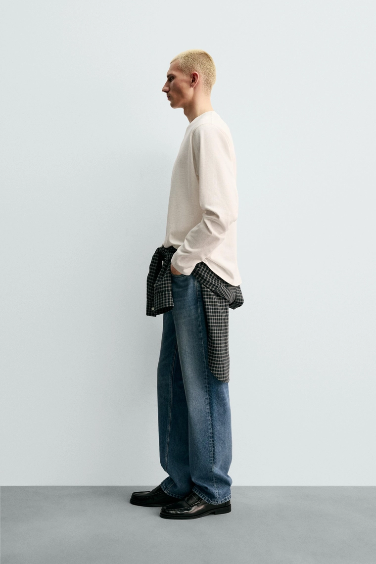 Футболка с длинным рукавом средней плотности из коллекции origins