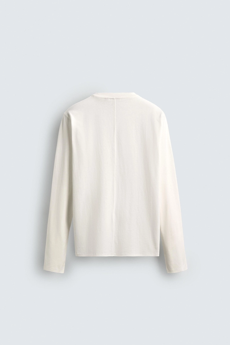 Футболка с длинным рукавом средней плотности из коллекции origins