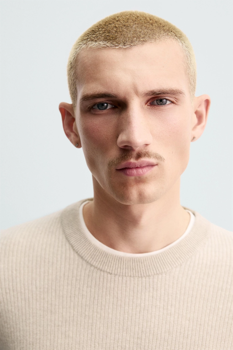 Джемпер из 100% кашемира с рубчиком коллекции origins