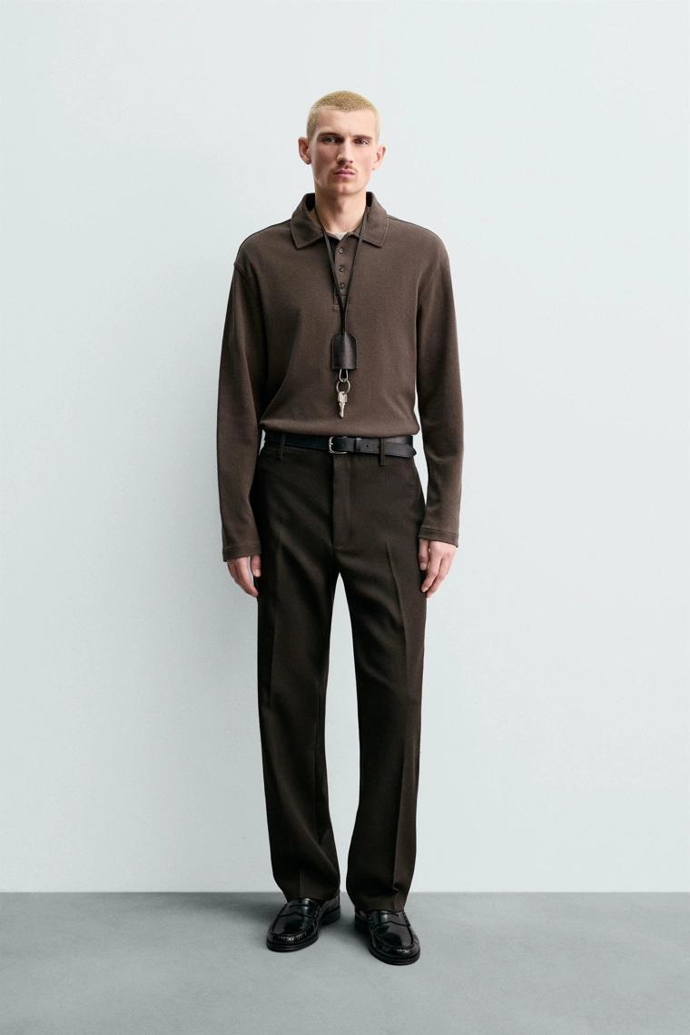 Брюки чино из 100% шерсти происхождение