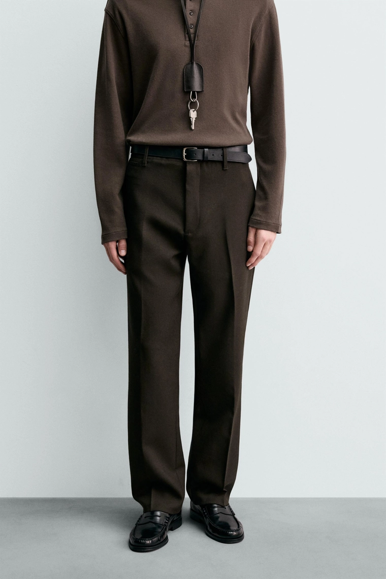 Брюки чино из 100% шерсти происхождение