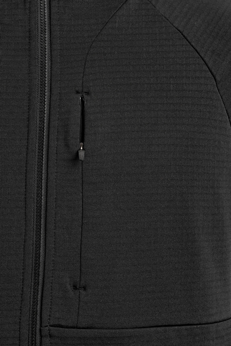 Техническая комбинированная флисовая толстовка