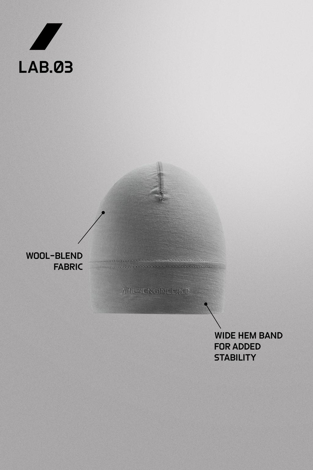 ШАПКА-БИНИ ДЛЯ БЕГА ИЗ СМЕСОВОЙ ШЕРСТИ