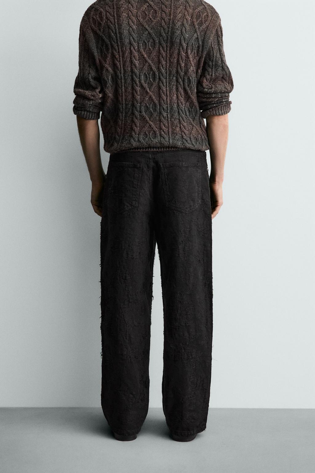 БРЮКИ JACQUARD С ТЕКСТУРОЙ