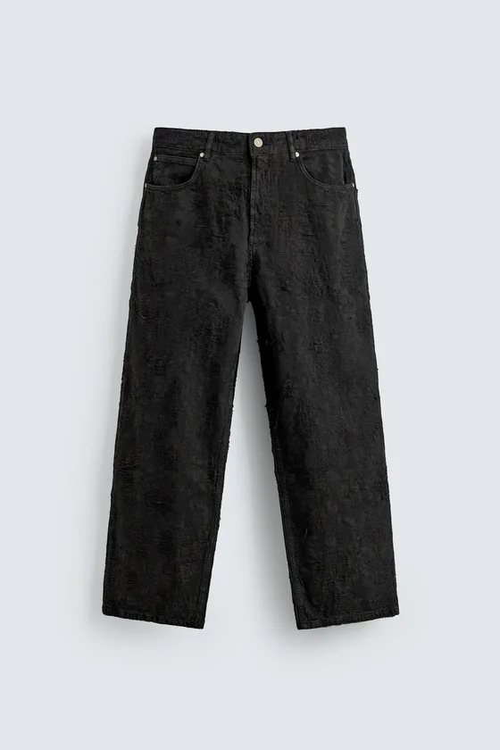 БРЮКИ JACQUARD С ТЕКСТУРОЙ