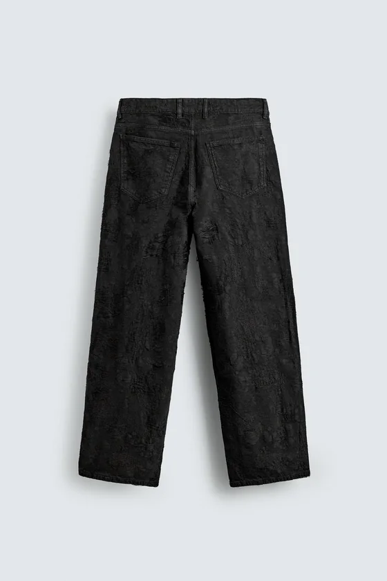 БРЮКИ JACQUARD С ТЕКСТУРОЙ