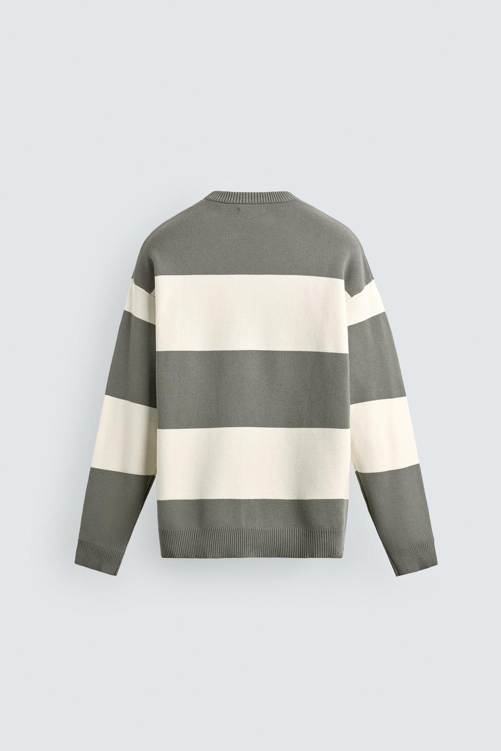 МЯГКИЙ СВИТЕР ИЗ РЕЛЬЕФНОЙ ТКАНИ