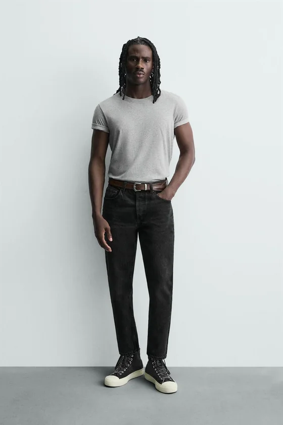 УКОРОЧЕННЫЕ ДЖИНСЫ SLIM FIT