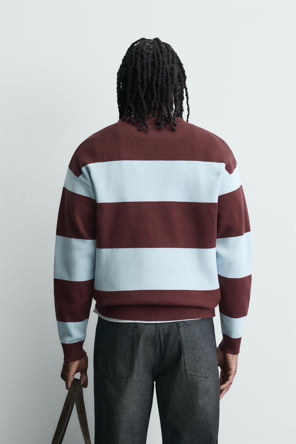 СВИТЕР ИЗ МЯГКОЙ РЕЛЬЕФНОЙ ТКАНИ