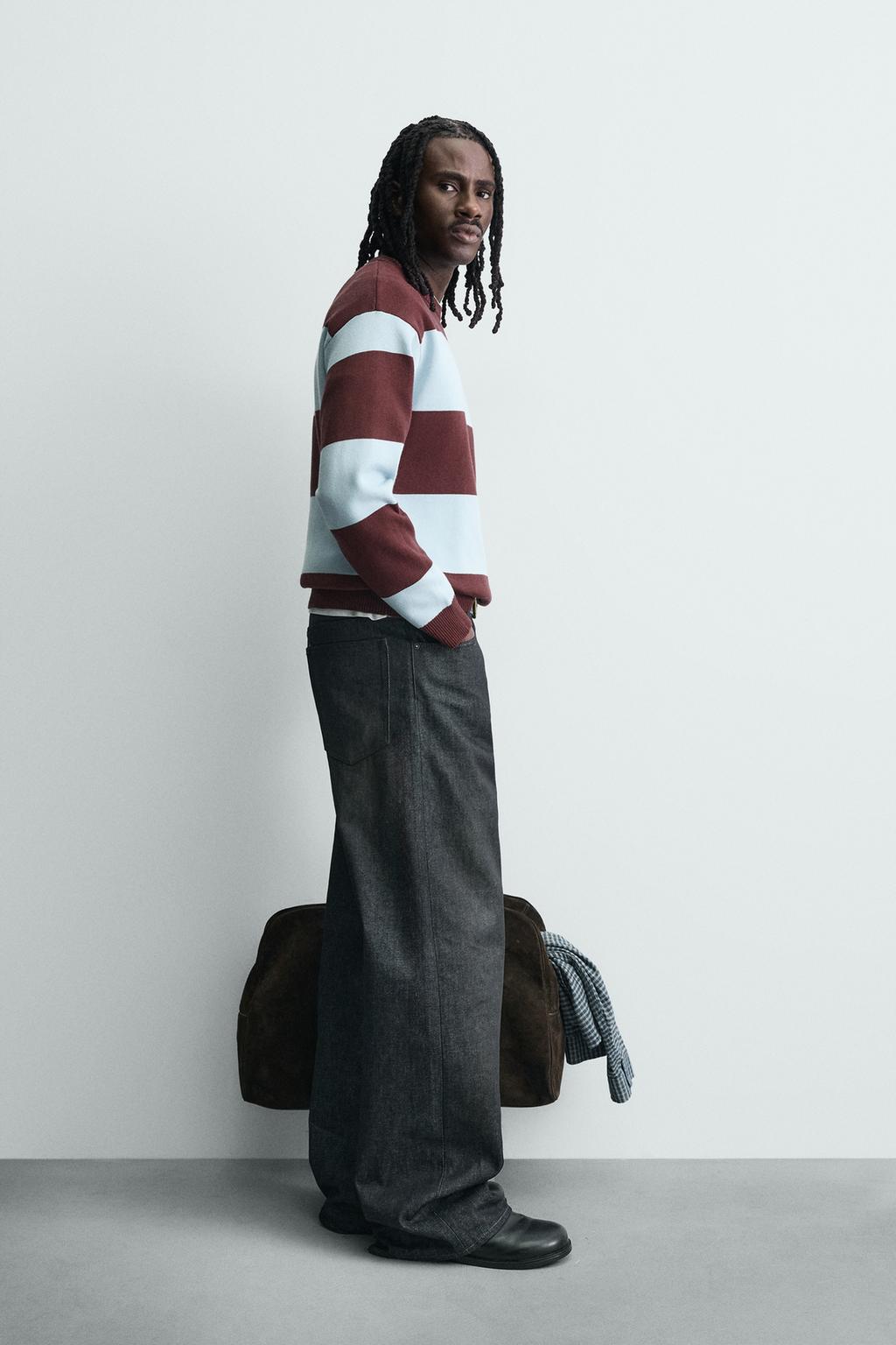 СВИТЕР ИЗ МЯГКОЙ РЕЛЬЕФНОЙ ТКАНИ