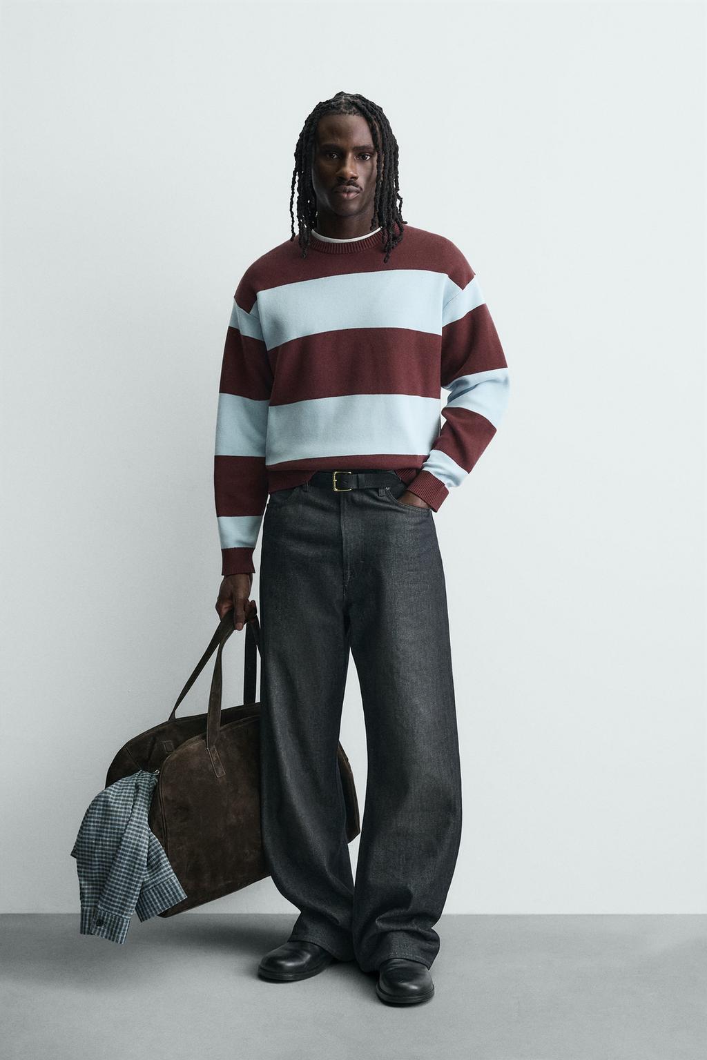 СВИТЕР ИЗ МЯГКОЙ РЕЛЬЕФНОЙ ТКАНИ