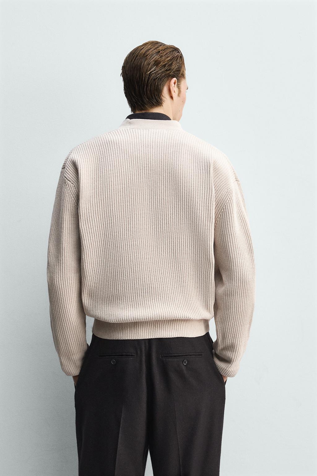 КАРДИГАН RELAXED FIT РЕЛЬЕФНЫЙ