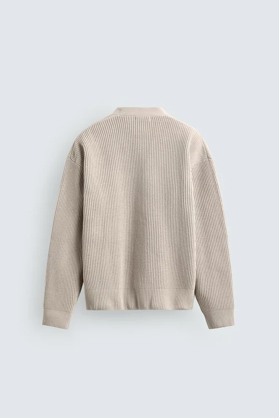 КАРДИГАН RELAXED FIT РЕЛЬЕФНЫЙ