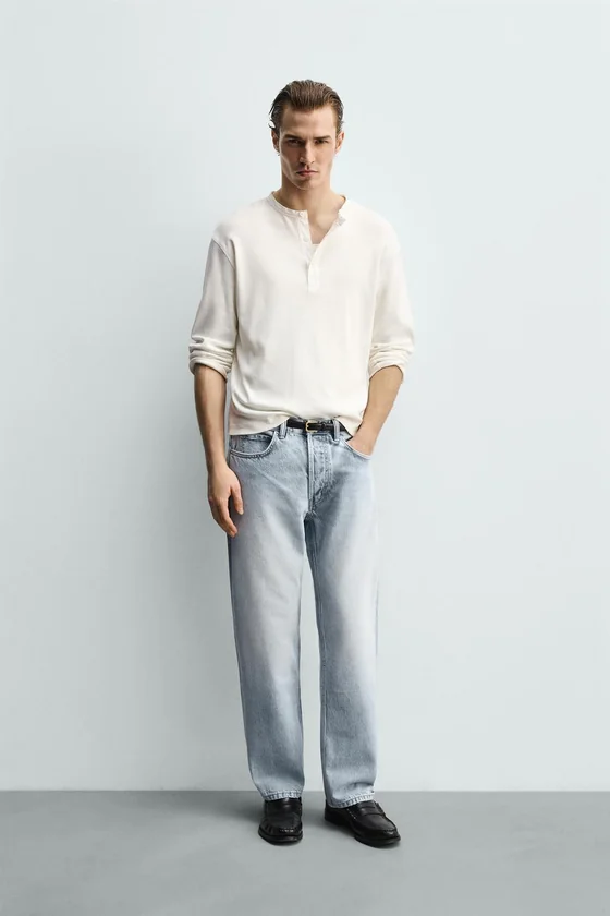 ДЖИНСЫ ПРЯМОГО КРОЯ REGULAR FIT
