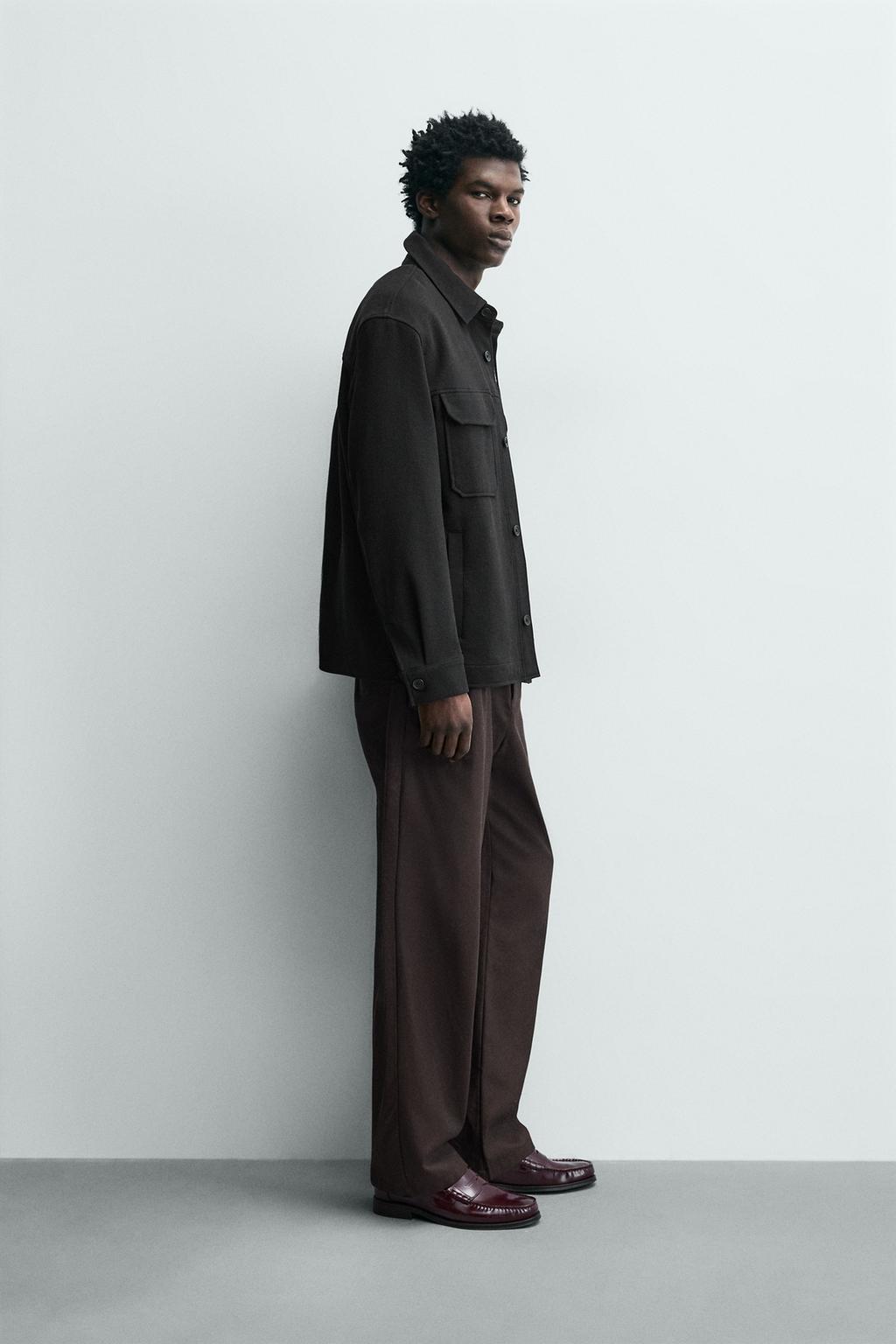 Удобная текстурированная рубашка