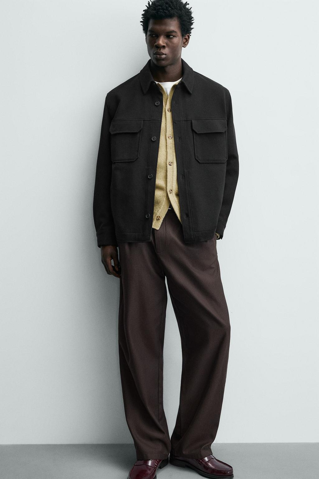 Удобная текстурированная рубашка