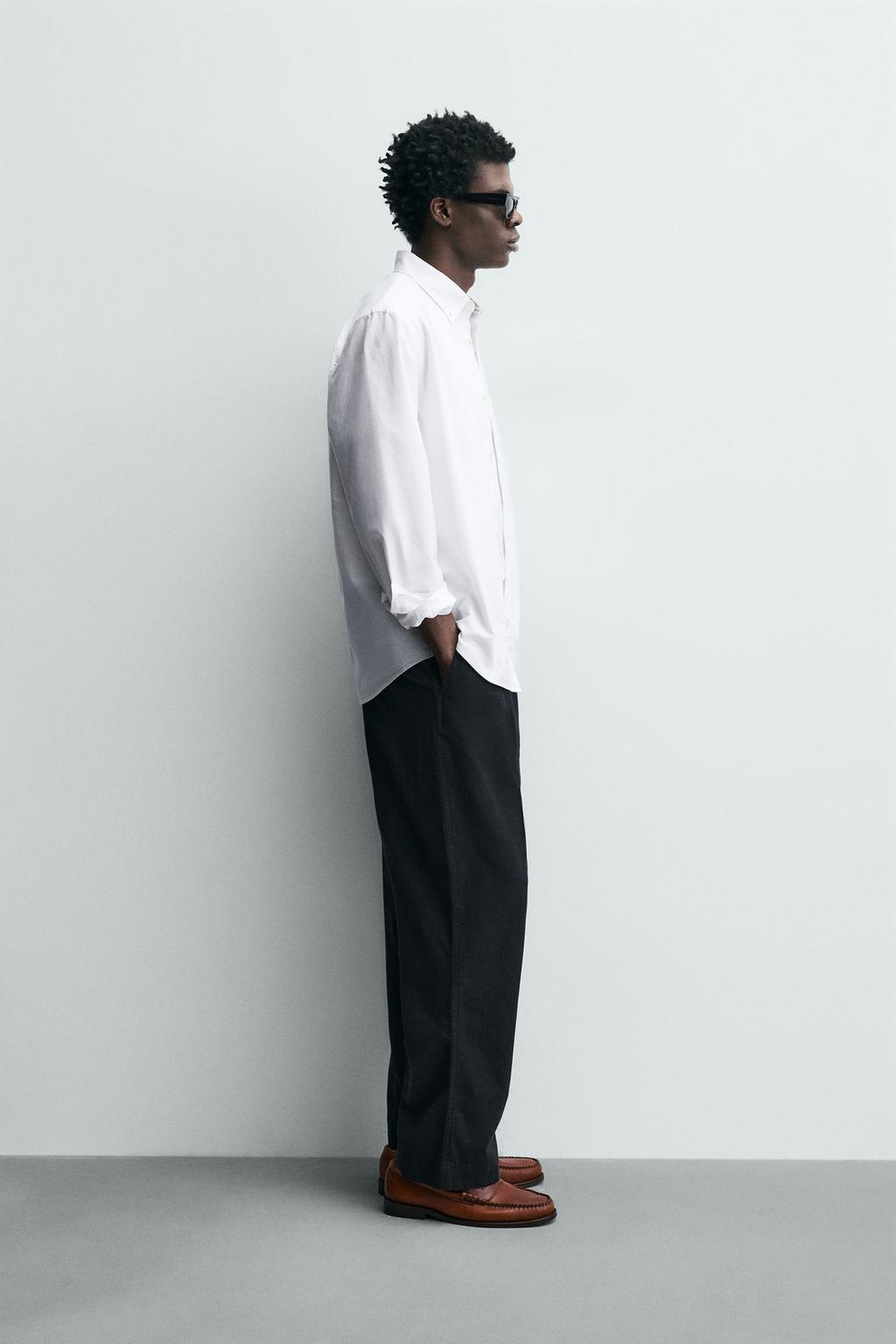 РУБАШКА ОКСВОРД С ТЕКСТУРОЙ