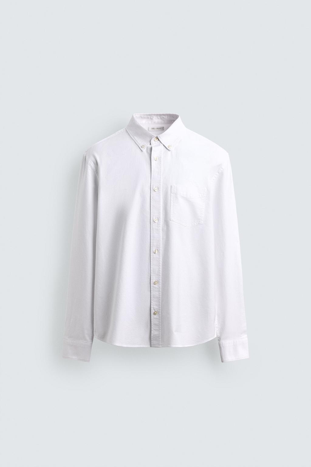 РУБАШКА ОКСВОРД С ТЕКСТУРОЙ