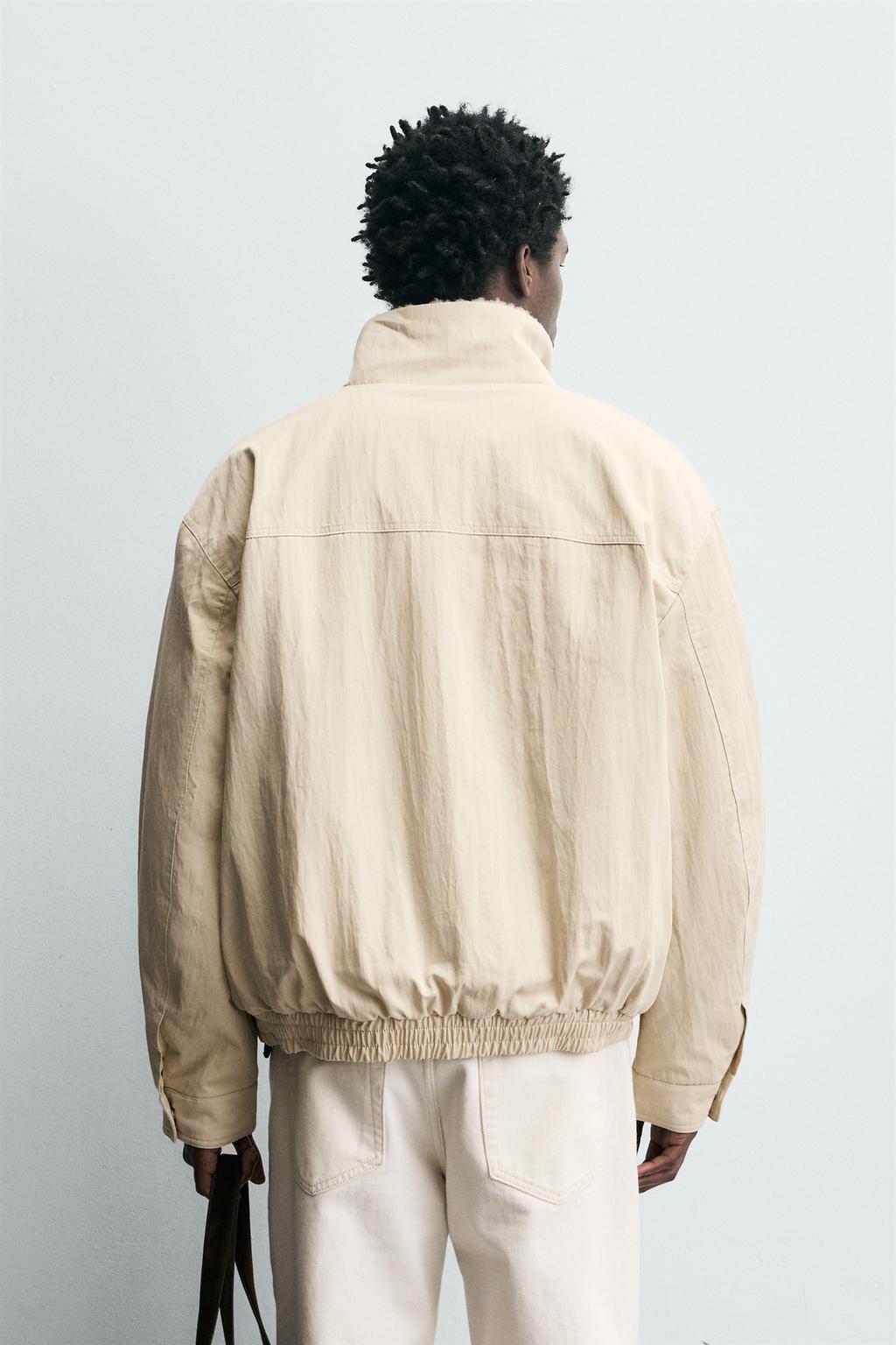 КУРТКА ИЗ КОМБИНИРОВАННОЙ ТЕХНИЧЕСКОЙ ТКАНИ