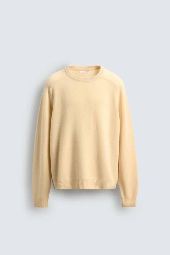 СВИТЕР REGULAR FIT ИЗ СМЕСОВОЙ ШЕРСТИ