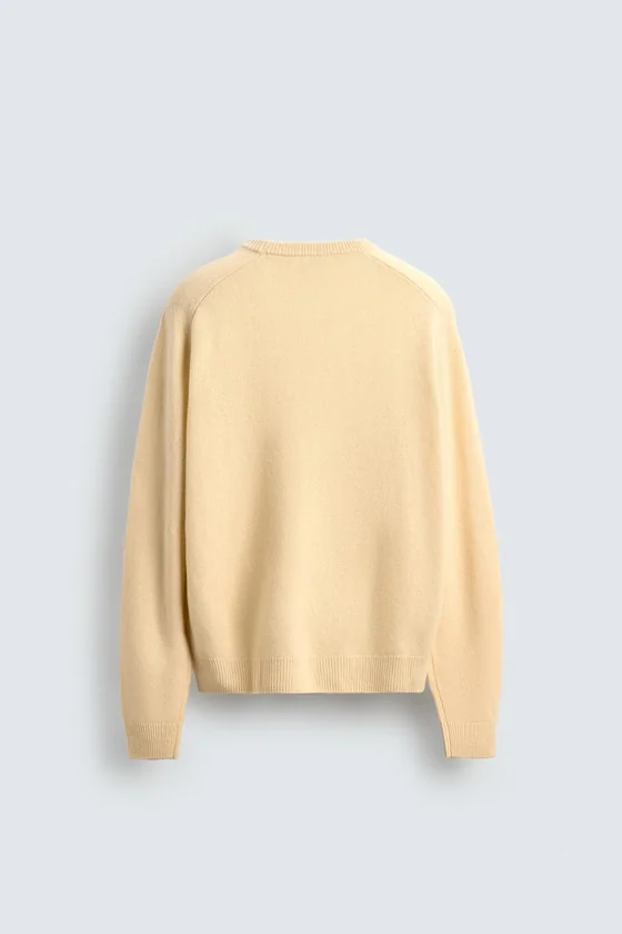СВИТЕР REGULAR FIT ИЗ СМЕСОВОЙ ШЕРСТИ