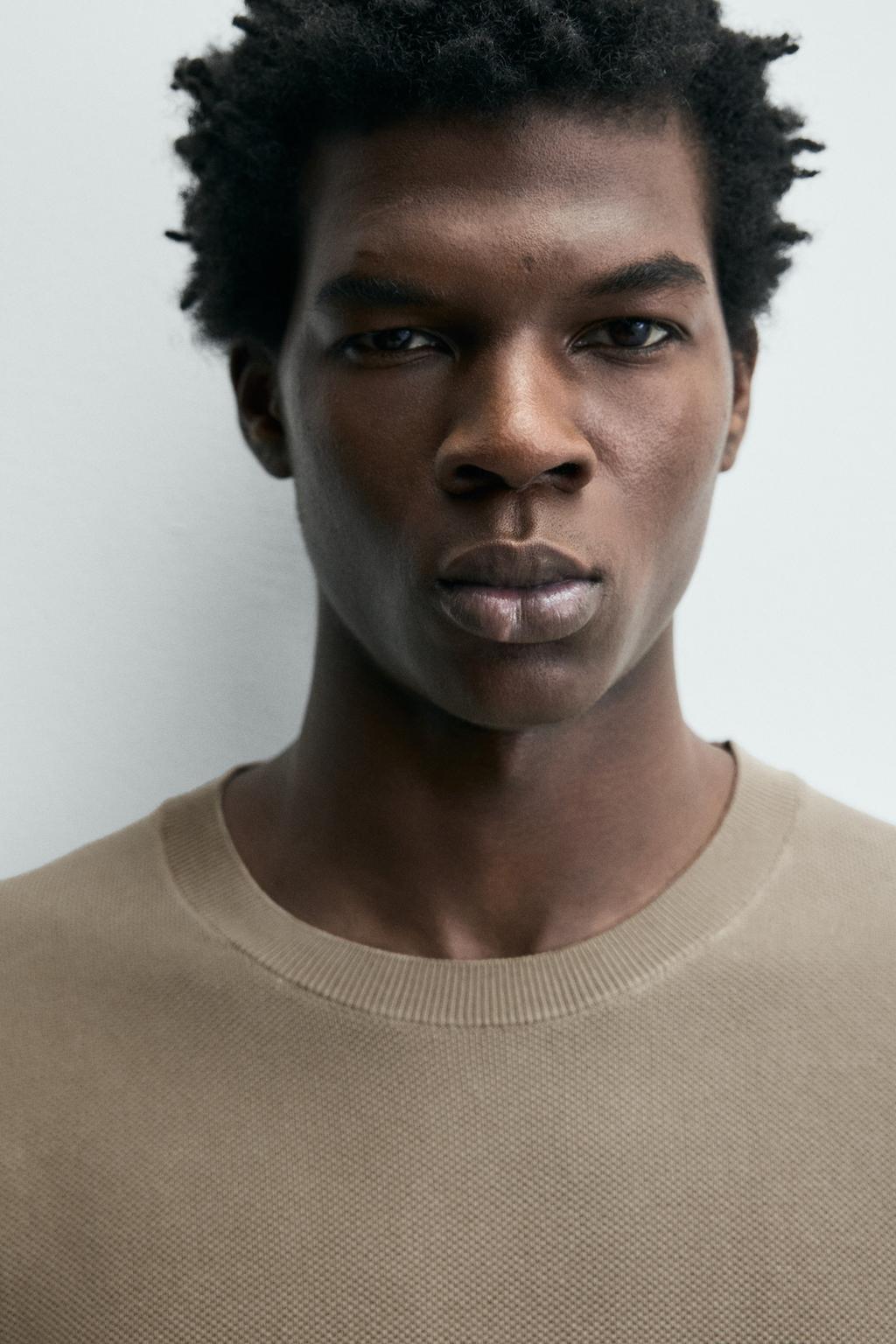 Трикотажная футболка свободного кроя