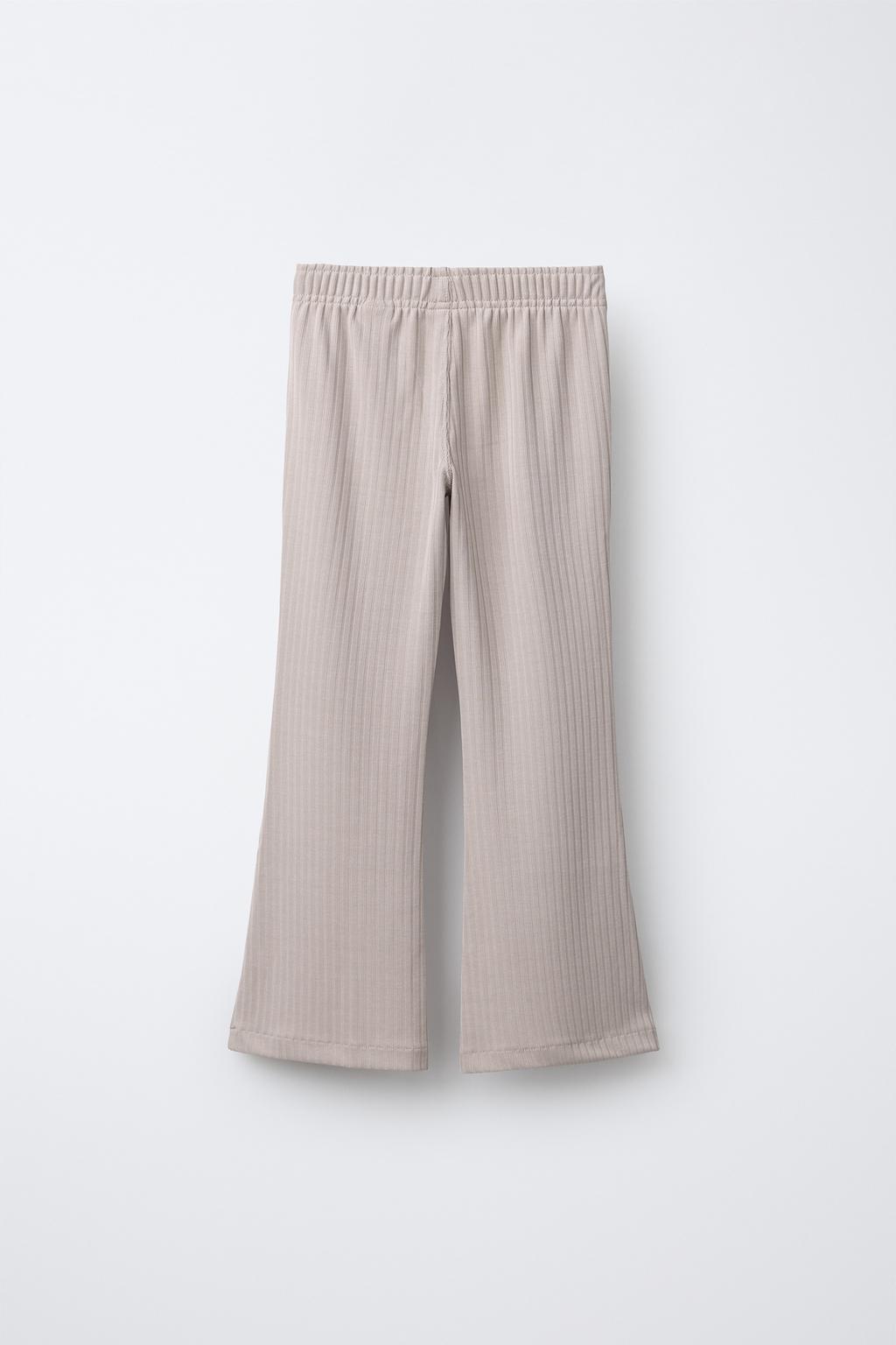 БРЮКИ FLARE ИЗ РУБЧИКА, БАЛЕТНЫЙ СТИЛЬ