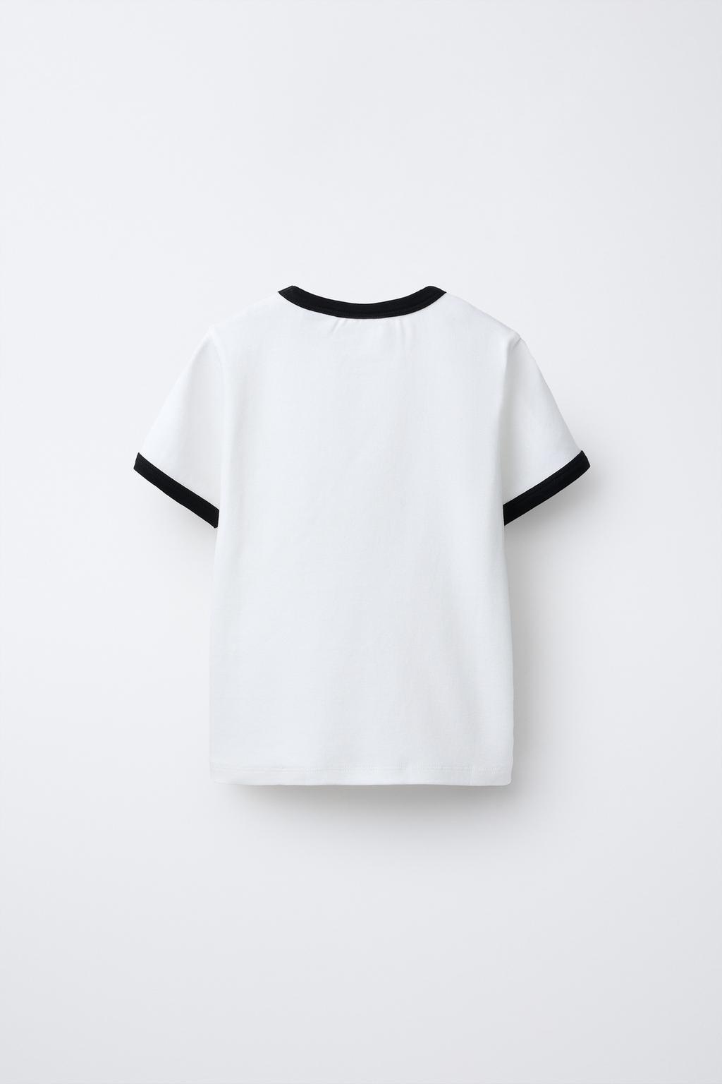 ФУТБОЛКА С КОНТРАСТНЫМИ ДЕТАЛЯМИ MICKEY И MINNIE MOUSE © DISNEY