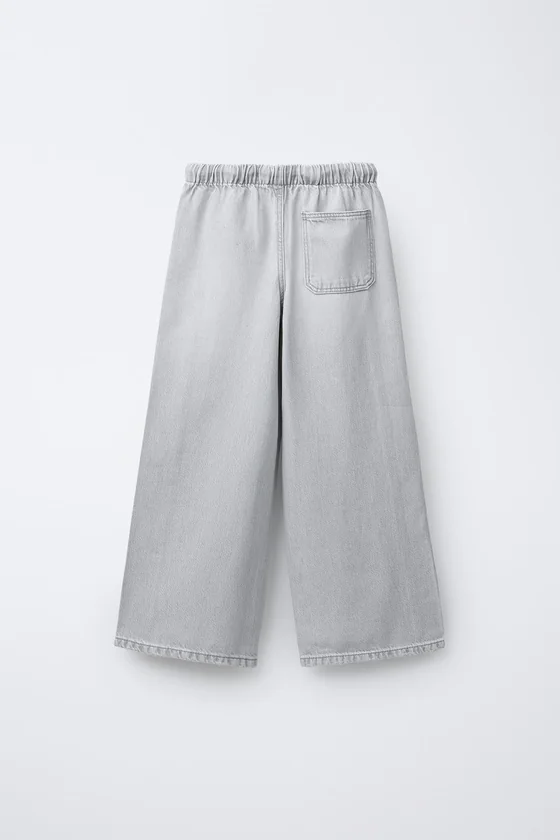 ДЖИНСЫ WIDE LEG НА ШНУРКЕ