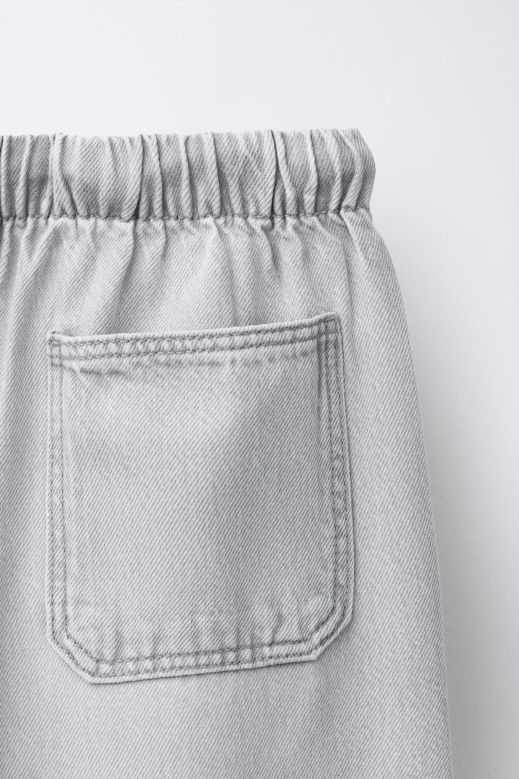 ДЖИНСЫ WIDE LEG НА ШНУРКЕ