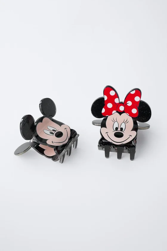 НАБОР ИЗ ДВУХ ЗАКОЛОК ДЛЯ ВОЛОС «МИККИ И МИННИ МАУС» ©DISNEY