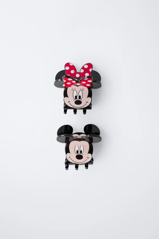 НАБОР ИЗ ДВУХ ЗАКОЛОК ДЛЯ ВОЛОС «МИККИ И МИННИ МАУС» ©DISNEY
