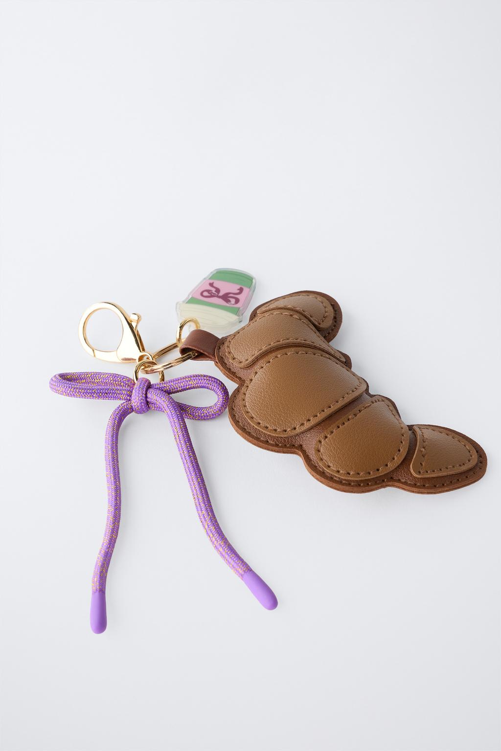 БРЕЛОК «КРУАССАН И ЧАЙ МАТЧА»