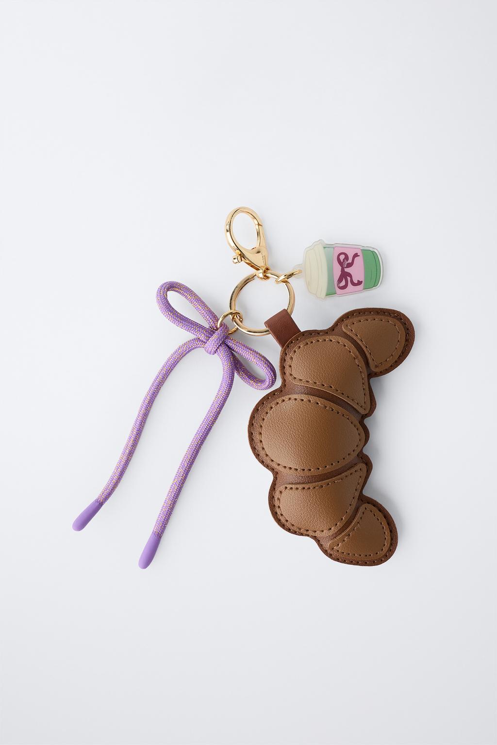 БРЕЛОК «КРУАССАН И ЧАЙ МАТЧА»