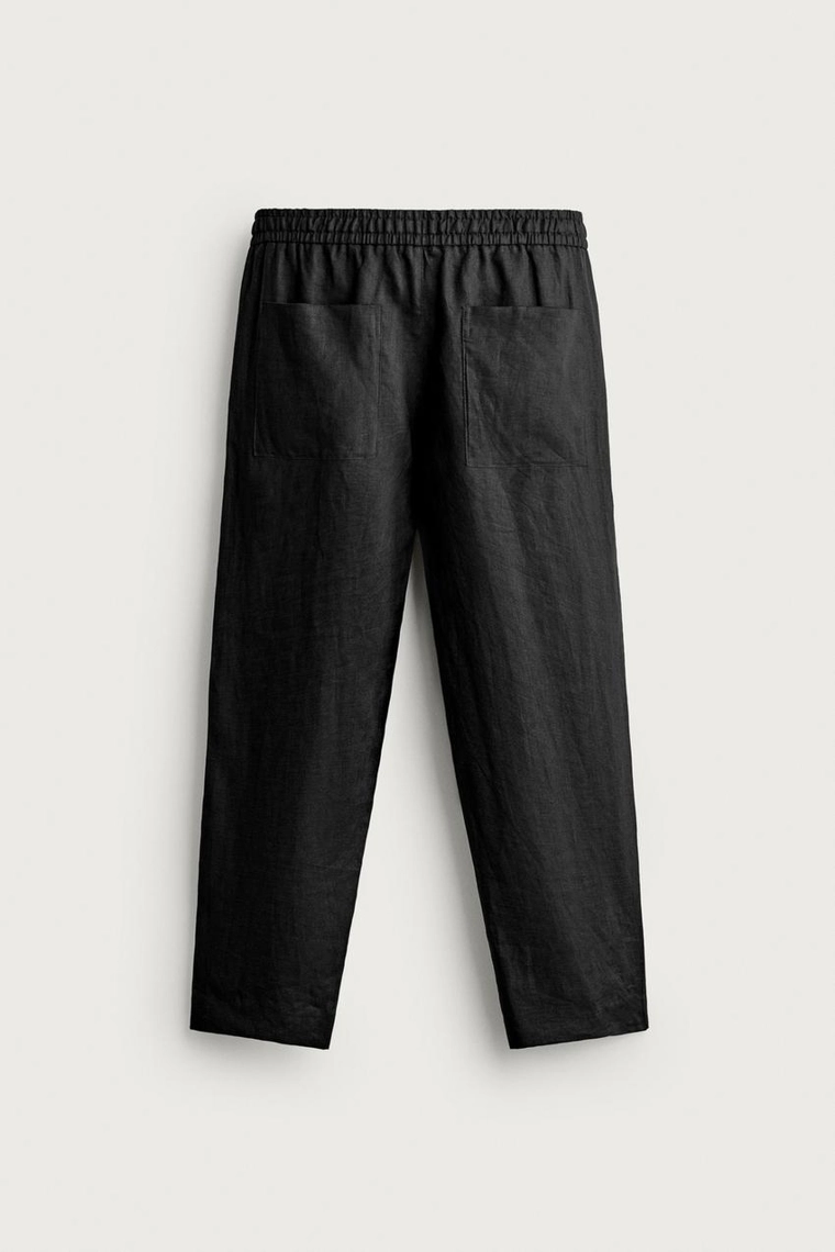 БРЮКИ RELAXED FIT ИЗ 100% ЛЬНА