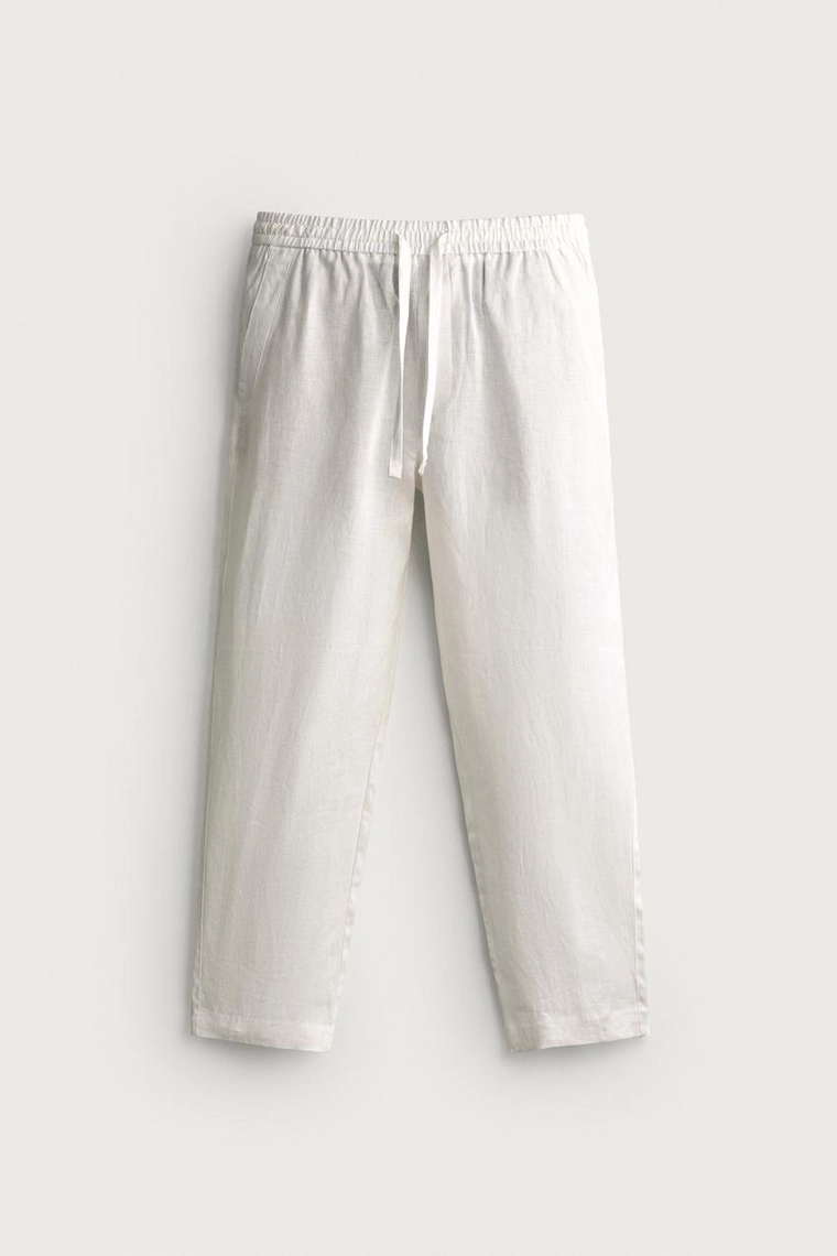 БРЮКИ RELAXED FIT ИЗ 100% ЛЬНА