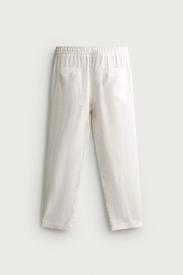 БРЮКИ RELAXED FIT ИЗ 100% ЛЬНА