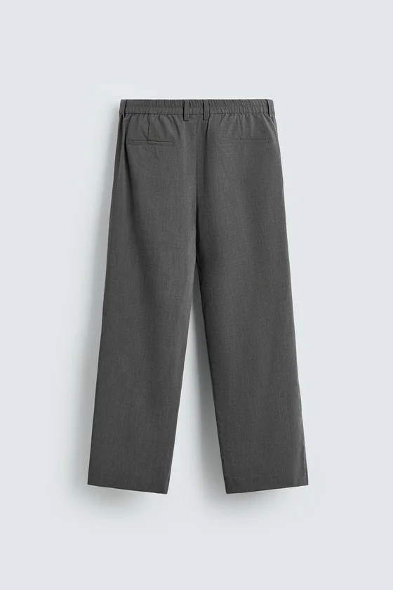 БРЮКИ WIDE FIT СО СКЛАДКАМИ