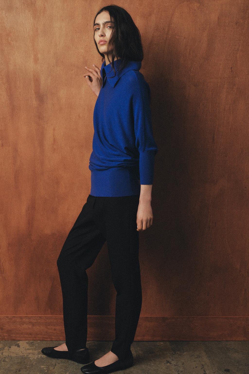 ДЛИННЫЙ СВИТЕР С РУКАВАМИ «ЛЕТУЧАЯ МЫШЬ»