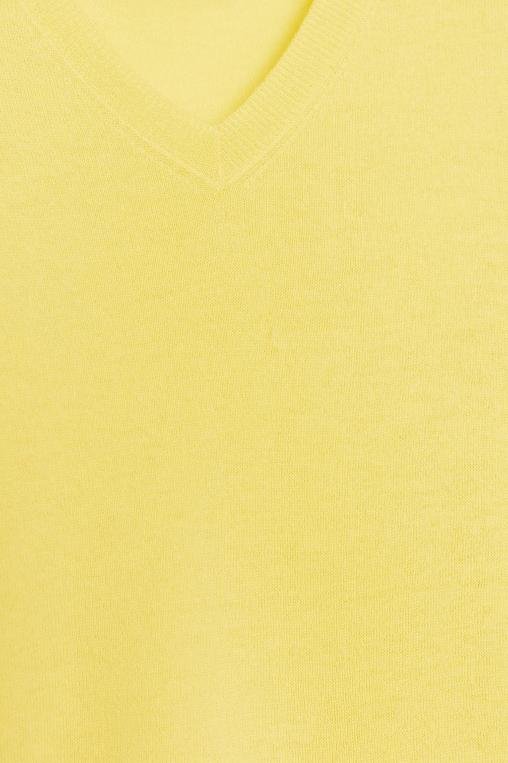 СВИТЕР ИЗ 100% ШЕРСТИ С КОРОТКИМИ РУКАВАМИ