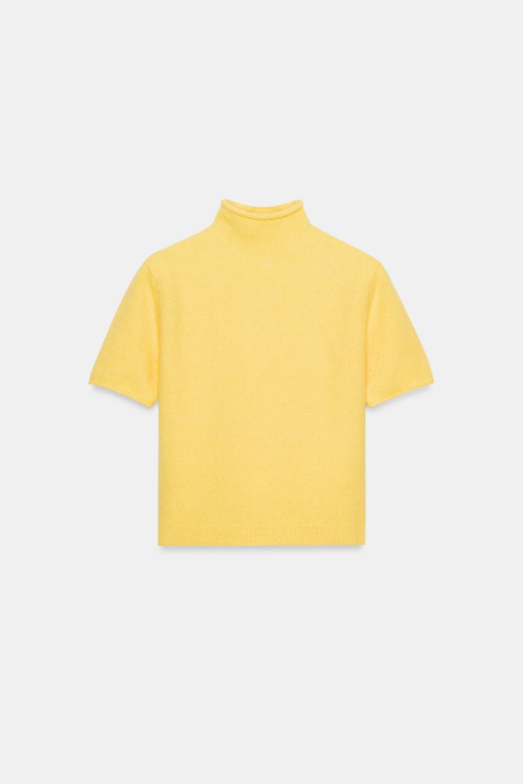 ДЖЕРСИ С КОРОТКИМ РУКАВОМ ИЗ МЯГКОГО ТРИКОТАЖА