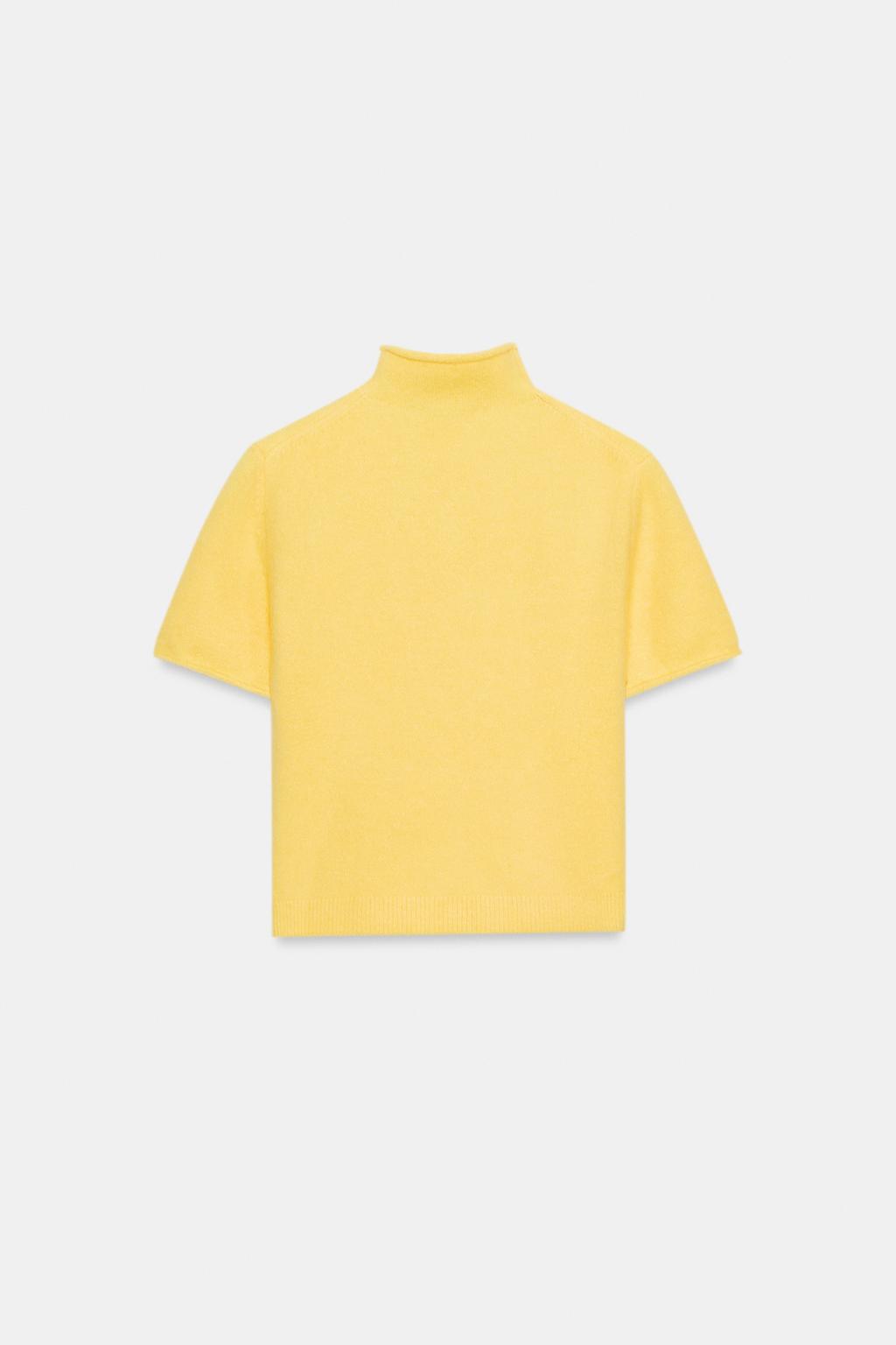 ДЖЕРСИ С КОРОТКИМ РУКАВОМ ИЗ МЯГКОГО ТРИКОТАЖА