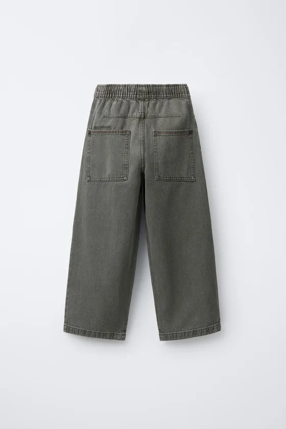 БРЮКИ BAGGY ИЗ САРЖИ