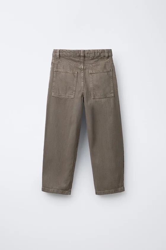 БРЮКИ RELAXED BAGGY ИЗ САРЖИ