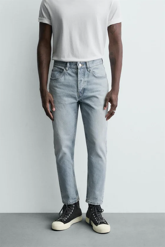 УКОРОЧЕННЫЕ ДЖИНСЫ SLIM FIT