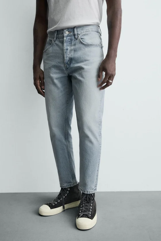 УКОРОЧЕННЫЕ ДЖИНСЫ SLIM FIT