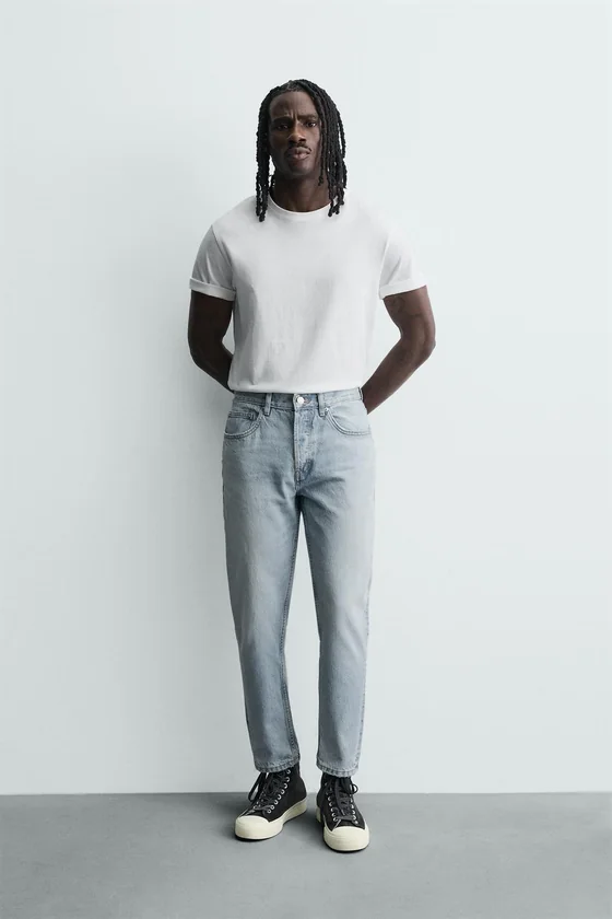 УКОРОЧЕННЫЕ ДЖИНСЫ SLIM FIT